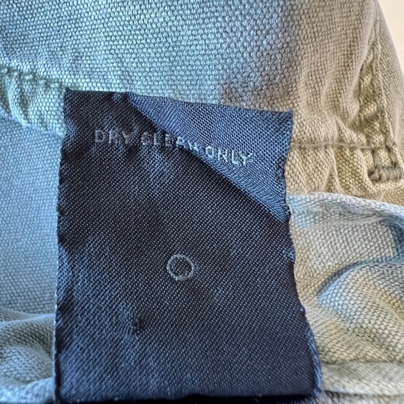 RtA Theodora ankle length army green distressed soft cotton pants - Picture 10 of 11